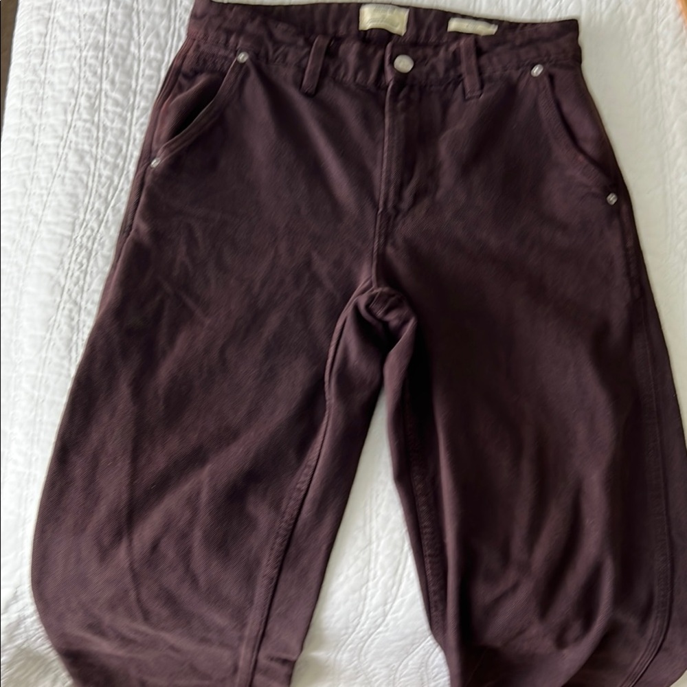 Men's Burgundy Pants